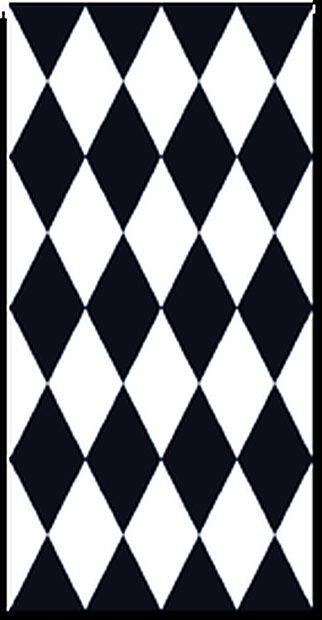 Diamond Black White Glossy &mdash; Diamond Collections 30x60cm tile